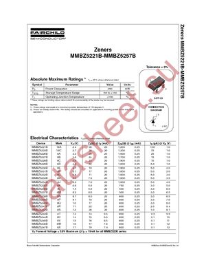 MMBZ5245B datasheet  